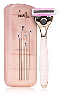 Женский станок для бритья Wilkinson Quattro For Woman Rosegold + дорожный футляр (01617) LD, код: 2609438