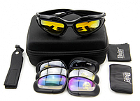 Защитные тактические солнцезащитные очки Daisy С5 с поляризацией 4 комплекта сменных стекол ч ZR, код: 8447008