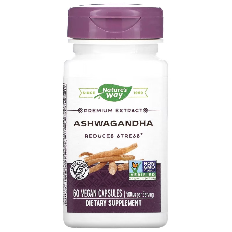 Ашваганда Nature's Way Ashwagandha 60 veg caps