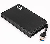 Внешний карман 2,5" SATA HDD/SDD, USB 3.0, черный Agestar 3UB 2A14 (Black) - Vida-Shop
