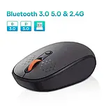 Бездротова безшумна миша Baseus F01B Bluetooth 3.0/5.0 + USB 2.4GHz, фото 2