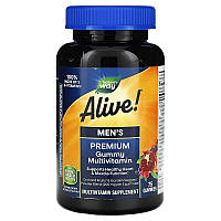 Витамины для мужчин Nature's Way, Alive! "Men's Premium Gummies Multivitamin" с фруктовым вкусом (75 конфет)