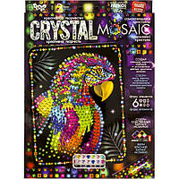 Мозаика кристаллами Crystal Mosaic Попугай (CRM-02-06)