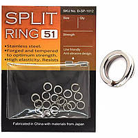 Заводні кільця BKK Split Ring-51 3 18шт (2170322 D-SP-1012) KN, код: 7715843