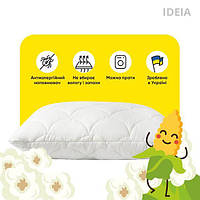 Подушка для сна Попкорн ТМ IDEIA 50x70 см с кукурузным наполнителем белая