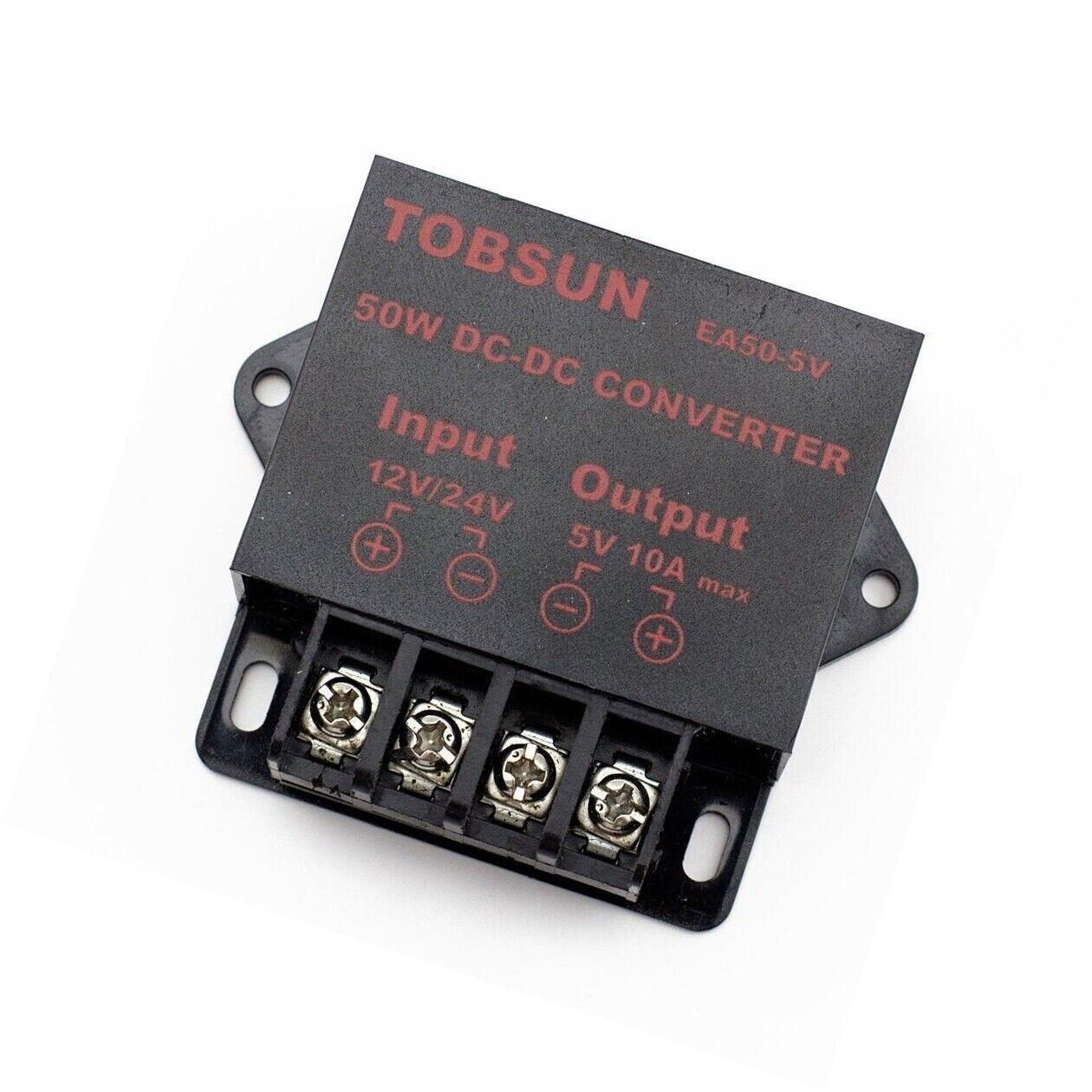 Універсальний модуль перетворювач/стабілізатор/конвертер DC-DC 10-35В - 5В 10А, 50Вт