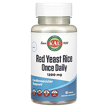 Червоний ферментований рис KAL "Red Yeast Rice Once Daily" 1200 мг (30 таблеток)