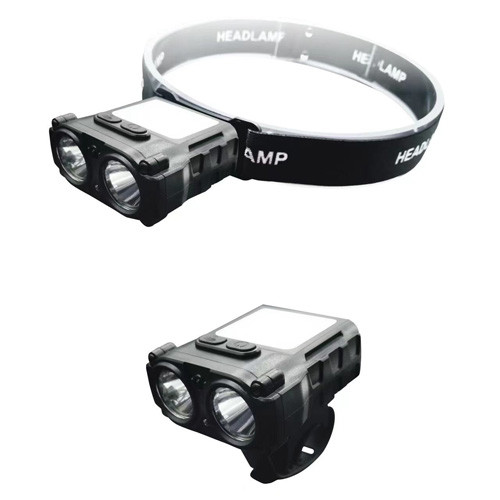 Ліхтар налобний SH-T808-2XPE+20SMD(white+red), Motion Sensor