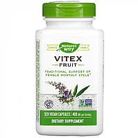 Плоди Вітексу 400мг Nature's Way Vitex Fruit 400 mg 320 вегетаріанських капсул