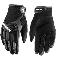 Велоперчатки Thor Ripple MX Glove, черные с серым, размер M