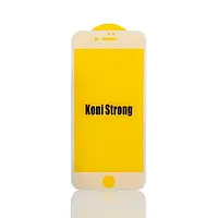 Защитное стекло KONI STRONG Premium Arc Design для Iphone 7/8 0.3mm white