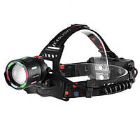 Ліхтар налобний night vision fluorescence SY-8087-PM10-TG, signal light, fluoreccent patch, ЗУ Type-C, zoom