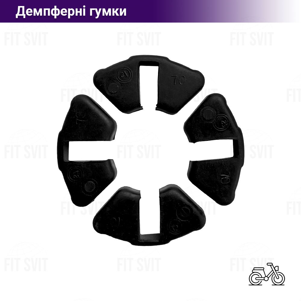 Демпферні гумки Дельта, Альфа, Актив, фото 1