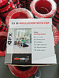 50 М 900 Вт (5.0 - 6.0 М²) Кабель нагрівальний в тефлоновій ізоляції FX18 (Корея), фото 5
