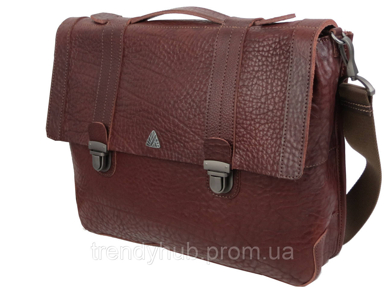 Мужской кожаный портфель Mykhail Ikhtyar Бордовый (50033 bordo) LP, код: 7940555 - фото 3 - id-p2110762307