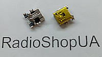 Гніздо mini USB 5pin SMD монтажне на плату USB-MINI-2