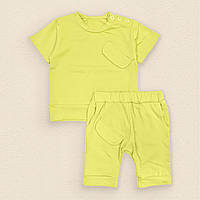 Комплект на лето футболка и шорты Dexters vegie 74 см зеленый 13118521951 H[, код: 8329070