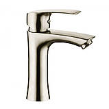 Змішувач для умивальника (нержавіюча сталь) ZERIX LR71001 SUS304, фото 4