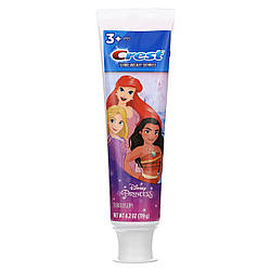 Зубна паста Crest Kids Fluoride Anticavity Toothpaste, Disney Princess 3+ Yrs 119g (Bubble Gum)