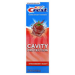 Зубна паста Crest Kids Fluoride Anticavity Toothpaste, For Ages 2+ 119g (Strawberry Rush)