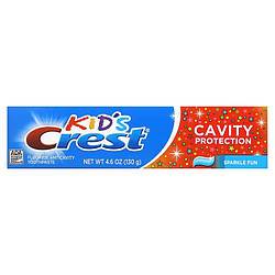 Зубна паста Crest Kids, Fluoride Anticavity Toothpaste 130g (Sparkle Fun)