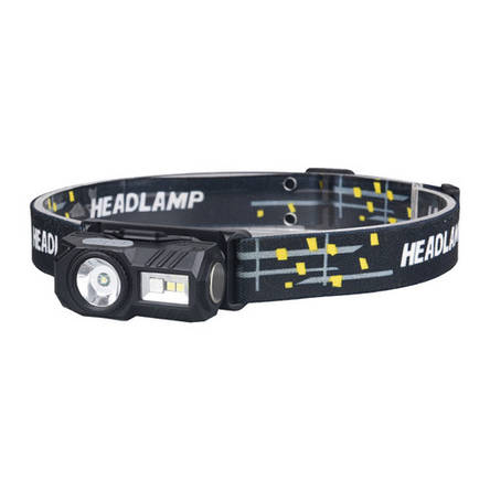 Ліхтар налобний T131-XPE+3SMD(red+green+blue+UV), Motion Sensor,магніт, кліпса, фото 1