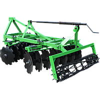 Дискова борона навісна Bomet 1,5 м (2 секції, 14 дисків) з катком польська