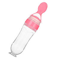 Бутылка-ложка для кормления новорожденного 20 х 5 см 2Life Розовый (n-1336) LP, код: 6599066