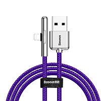 Кабель Baseus Lightning Iridescent Lamp Mobile Game 2.4 A 1M CAL7C-A09 purple