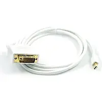 Кабель для подключения к монитору Mini DisplayPort M-DVI 25 M Value S0197 1.8м белый