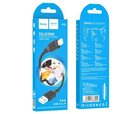 Кабель Hoco X90 USB to Lightning 1м, фото 1
