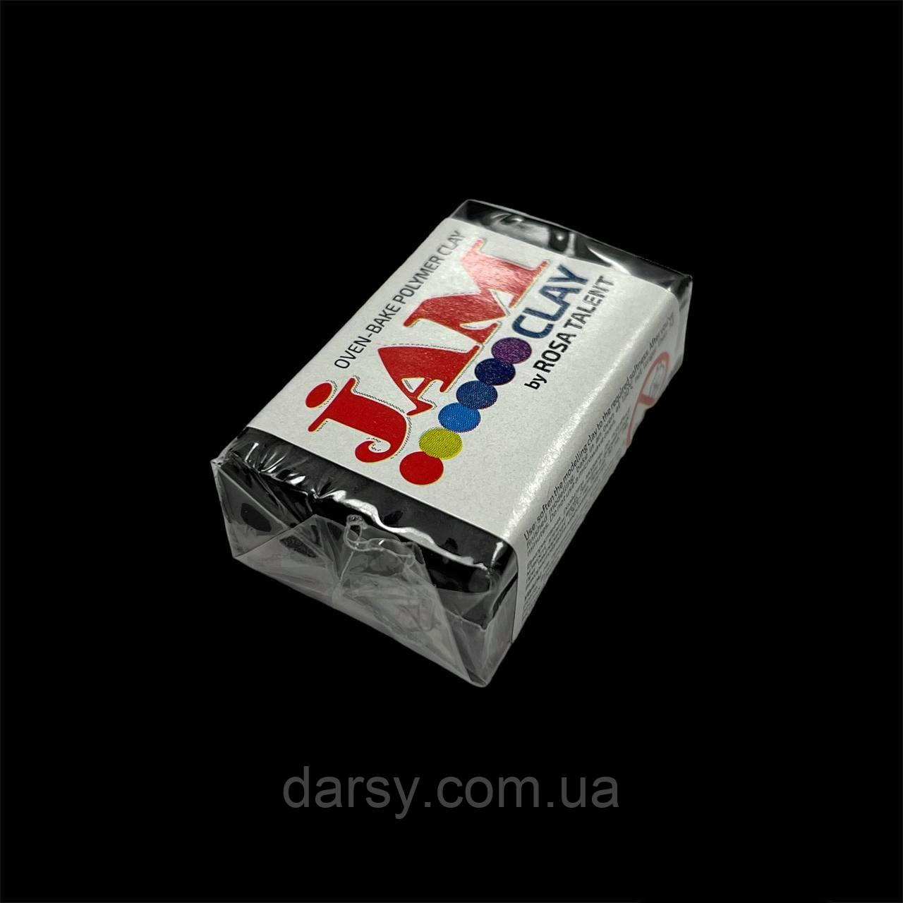 Полімерна глина Jam Clay, 20 г, №902, Чорний, фото 1