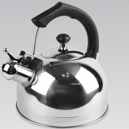 Чайник зі свистком для газової плити Maestro MR-1307, Металевий чайник (3 літри)