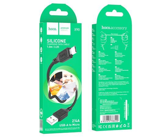 Кабель Hoco X90 USB to microUSB 1м, фото 1