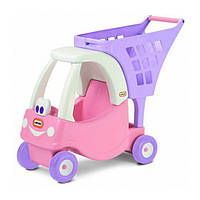 Машинка-каталка с корзиной для покупок Pink Little Tikes IR28513 KN, код: 7725989