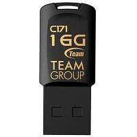 USB флеш наель Team 16GB C171 Black USB 2.0 (TC17116GB01) h