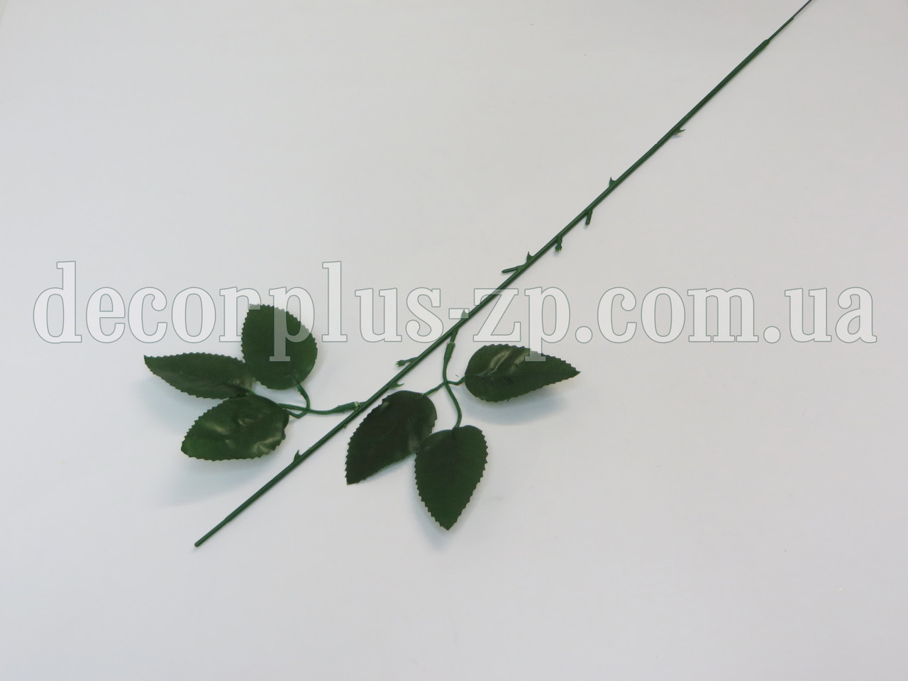 Ніжка троянди 57см, з листочками