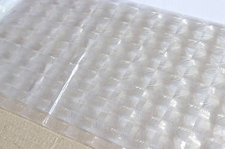 Шторка для ванной силіконова 3D 180*180 см 3d white, фото 3