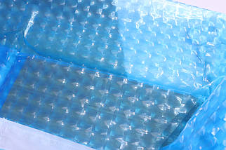 Шторка для ванной силіконова 3D 180*180 см 3D blue, фото 2