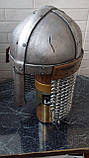 Косплей Cosplay Середньовічні Норманнский шолом, (назальний, норманка, або шолом з наносником), фото 6