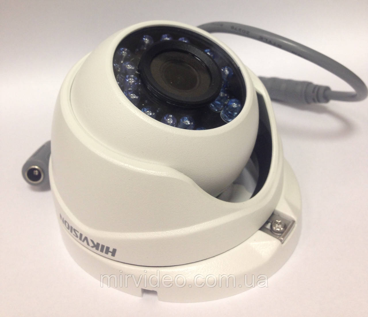 Відеокамера купольна вулична кольорова Hikvision DS-2CE56D0T-IRMF (2.8mm)