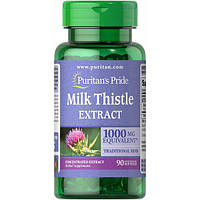 Расторопша Puritan's Pride Milk Thistle Extract 1000 mg 90 Softgels EV, код: 7518876