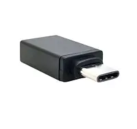 Переходник с телефона на флешку OTG USB - Type-C 3945 black
