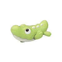 Водоплавающая игрушка для ванной Крокодил Bambi 368-2 заводная 10 см Зеленый ZR, код: 8397281
