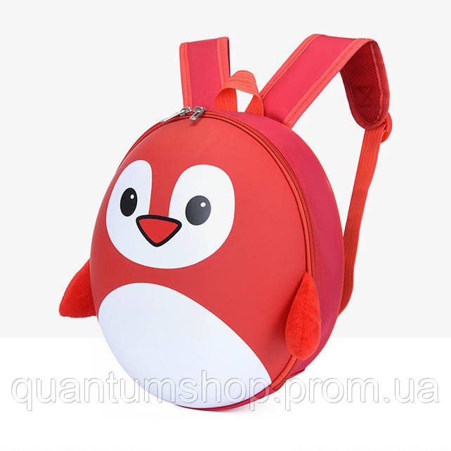 Рюкзак детский маленький Baby Bag пингвин Красный ( код: IBD003R ) LD, код: 6499220 - фото 1 - id-p2110772610
