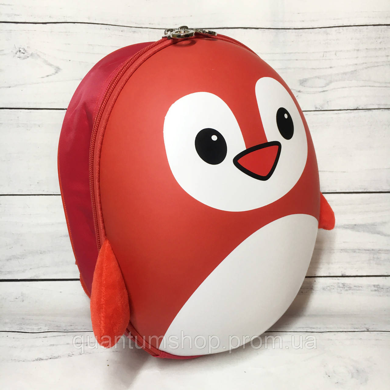 Рюкзак детский маленький Baby Bag пингвин Красный ( код: IBD003R ) LD, код: 6499220 - фото 3 - id-p2110772610