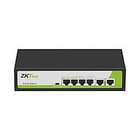 PoE-комутатор ZKTeco ZK-PoE42N-55W з 4 портами PoE LD, код: 7789965