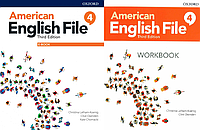 American English File Third Edition 4 Student's Book + Workbook. Учебник и рабочая тетрадь