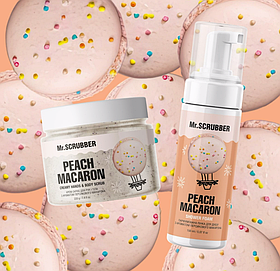 Набір для очищення тіла Mr.SCRUBBER "Peach macaron"