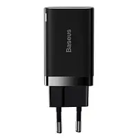 Адаптер BASEUS сетевой Super Si Pro Quick Charge 30W 3A PD/QC CCSUPP-E01 black